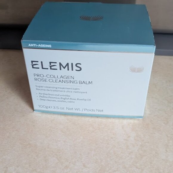 Elemis Pro-Collagen Rose Cleansing Balm 100g w/White Elemis Washcloth - Picture 1 of 8